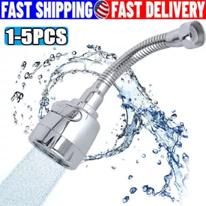 360° Rotating Faucet Sprayer 3 Modes Adjustable Faucet Aerator Sink Sprayer - Picture 1 of 7