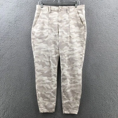 Knox Rose Ankle Skinny Pants Womens 12 (actual 34x27) Multicolor Camouflage Zip - Image 1 of 4