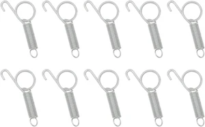 10 Pack Rabbit Cages Door Metal Finger Spring Latch Hook Multi-Functional Pet Ca - Picture 1 of 7