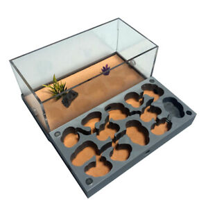 3D ferme de fourmis plates acrylique 3D nid de fourmis écologique avec zone d'alimentation ferme de fourmis en béton