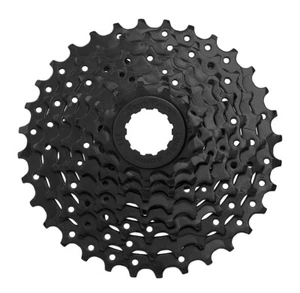 Cassette de bicicleta SunRace CSM55 8 velocidades MTB 11-34T en negro - Imagen 1 de 2