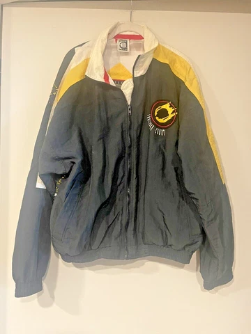 NIKE Vtg 90's CHALLENGE COURT Tennis Jacket Andre Agassi shoes USA HTF Size MED Cover