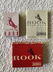 1963 Rook Card Game Complete With Instruction Booklet and Cards VTG - Picture 1 of 2
