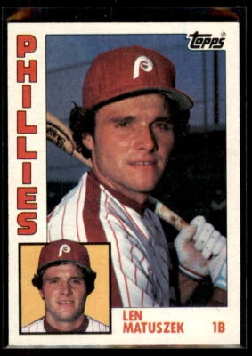 1984 Topps Len Matuszek #275 Philadelphia Phillies - Image 1 of 2