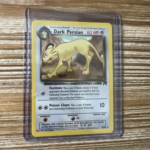 Dark Persian 42/82 Team Rocket Unlimited WOTC Pokemon Card MP-HP - Picture 1 of 2