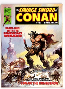 THE SAVAGE SWORD OF CONAN #10 NM/NM+  MARVEL COMICS 1976 BRONZE AGE BORIS CONRAD - Picture 1 of 2