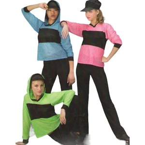Break It Off GREEN Child X-Small Dance Costume Hip Hop Hoodie & Pants New - Picture 1 of 4