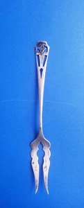 Vintage 5 Zoll Sterlingsilber Cocktail Meeresfrüchte Gabel - Bild 1 von 6