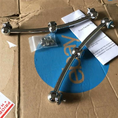 Kit de moldura de riel de guardabarros delantero cromado V-Twin Harley Davidson FL 91117-97 1949> Foto 1 de 3