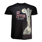 VINTAGE - Led Zepplin Hermit Unisex Black Short Sleeve Tee Shirt - Size Medium