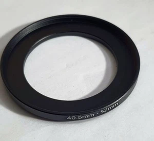 40.5-52mm Step-Up Lens Filter Metal Adapter Ring 40.5mm-52mm 40.5-52 E40.5mm-E52 - Picture 1 of 6