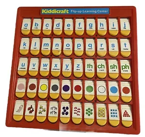 Vtg Kiddicraft Flip Up Learning Center Toy for ABC's Colors and Numbers Toddler+ - Picture 1 of 2