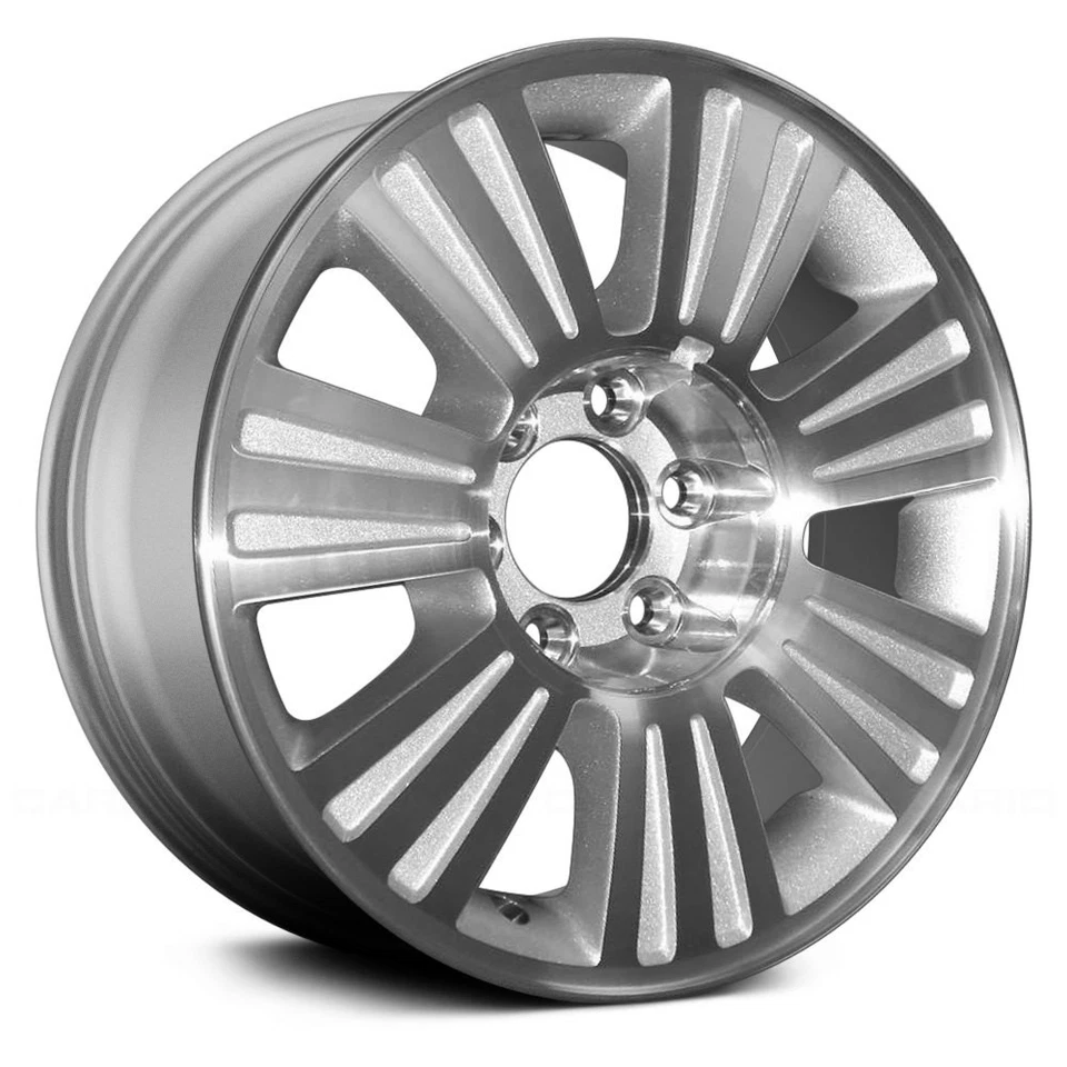 For Lincoln Navigator 07-13 Alloy Factory Wheel 7 I-Spoke Machined w Silver - Image 1 of 1