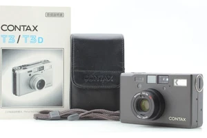 [ MINT w/ Case ] Contax T3 Titan Black 35mm Point & Shoot Film Camera From JAPAN - Picture 1 of 17