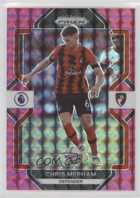 2022-23 Panini Prizm Premier League Pink Mosaic Chris Mepham #216 Rookie RC - Image 1 of 2