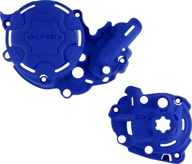 Acerbis X-Power Engine Cover Kit Blue #2986210003 for Yamaha YZ450F 2024-2025 - Image 1 of 1