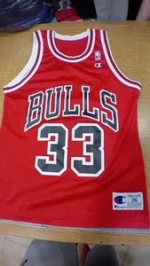 Champion Chicago Bulls 33 Pippen Canotta nba basket retro Size 36 - Imagen 1 de 4