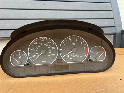 BMW E46 316i 318i 320i 323i 325i 328i 330i M/T Instrument Cluster Speedometer - Image 1 of 4