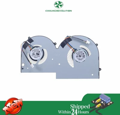 Laptop CPU Fan for MSI Summit E16 Flip Evo A11MT A12MT MS-1591 Prestige 16 A13M - Image 1 of 2