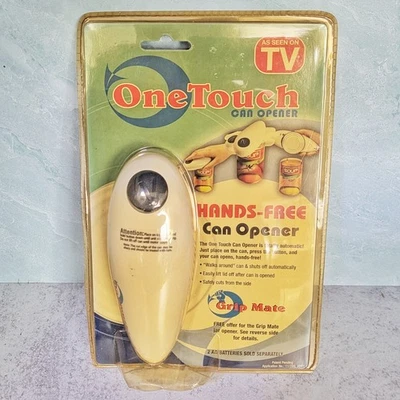 ABRIDOR DE LATAS GRIP MATE ONE TOUCH manos libres como se ve en TV cortes laterales seguros NUEVO Foto 1 de 3