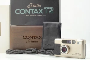 [Unused] CONTAX T2 Platin Platinum Point & Shoot 35mm Film Camera From JAPAN - Picture 1 of 12