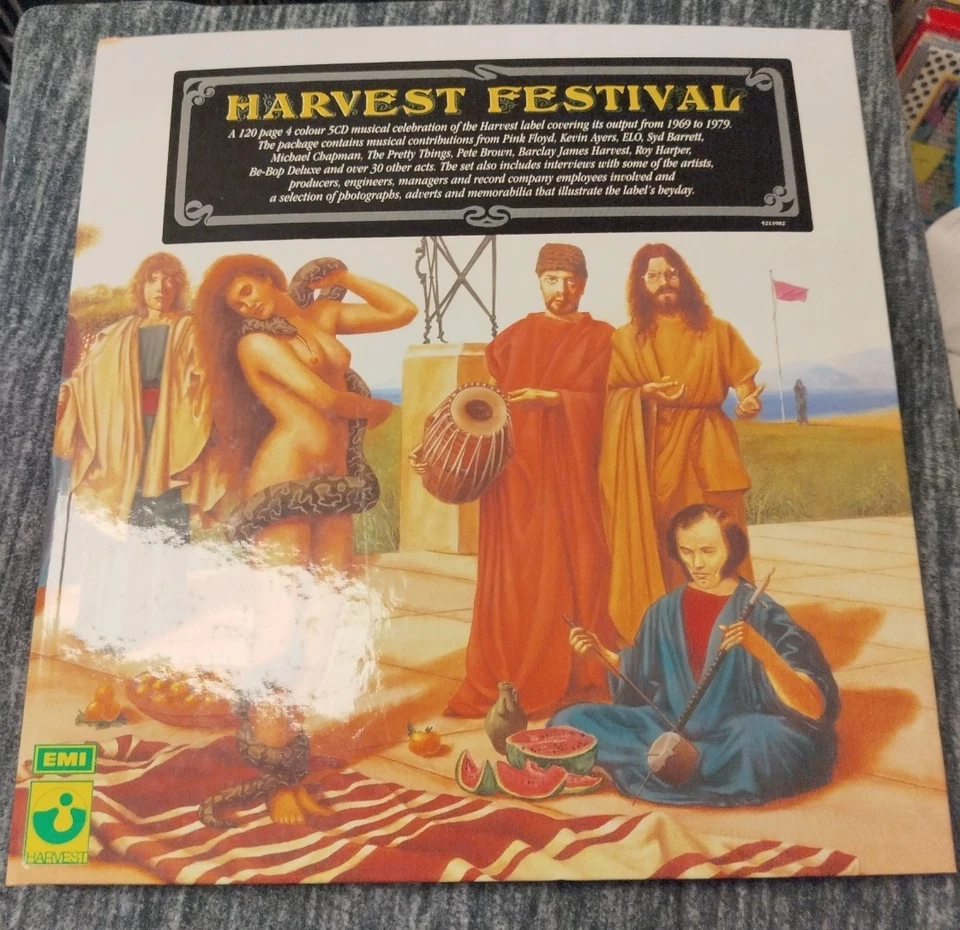 Various Artists: Harvest Festival 5CD Box & Book A History of Harvest Label - Bild 1 von 4
