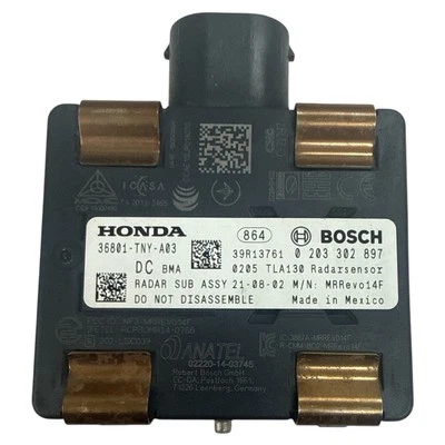 OEM 2017-2022 Honda CR-V Adaptive Cruise Distance Sensor Radar 36801-TNY-A03 - Image 1 of 2