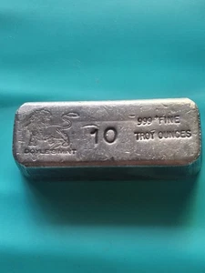 Vintage Doyle's Mint 10 Oz .999 Silberbarren - Bild 1 von 4