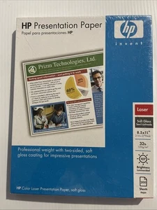 Papier laserowy HP miękki połysk prezentacja !340! Arkusze 32 LB 8,5x11 Q6541A OPEN Box - Zdjęcie 1 z 4