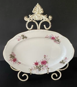 Harmony House Eugenie Servizio Piatto 12” Oro Rosa Smerlato Vintage - Foto 1 di 15