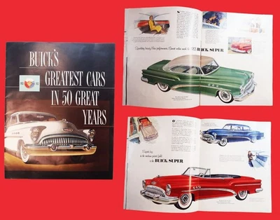 1903-1953 BUICK'S GREATEST CARS IN 50 GRANDI ANNI Dealer Prestige Sales Brochure - Immagine 1 di 4