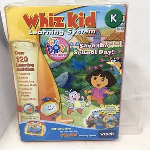 VTech Whiz Kid Learning System Dora the Explorer Educational Activities SEALED - Picture 1 of 2