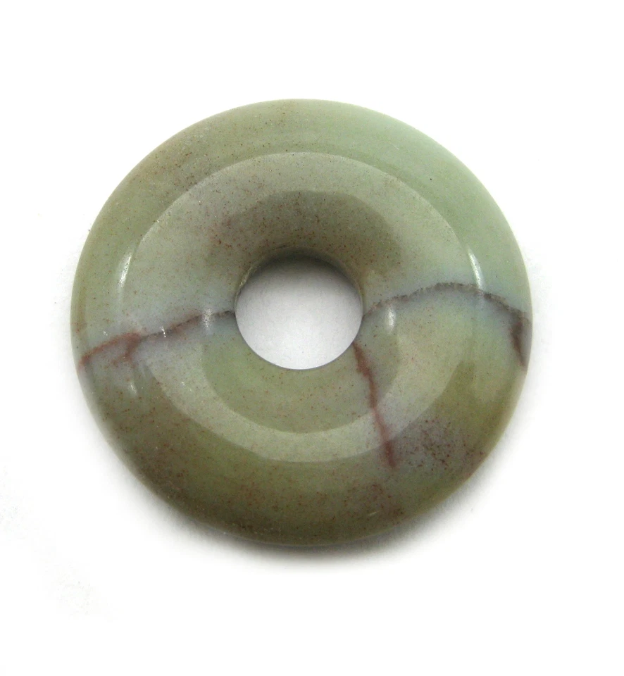 Donut Amazonit 30 mm grau-türkis - Bild 1 von 1