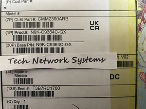 Neu versiegelt Cisco Nexus N9K-C9364C-GX Switch - Bild 1 von 2