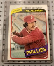 1980 Toops Mike Schmidt N.L All Star Baseball Card #270