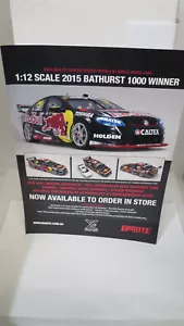 BIANTE 1/12 DEALER BROCHURE ONLY HOLDEN COMMODORE 2015 BATHURST WINNER LOWNDES - Bild 1 von 2