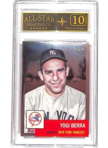 2022 Topps Chrome Platinum Anniversary Yogi Berra # 8 Yankees ASG 10 Mint #J - Picture 1 of 2