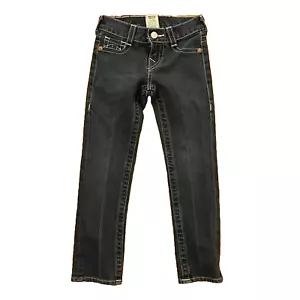 True Religion Rockstar Stella Denim Straight Leg Blue Jeans Girls Size 5 - Picture 1 of 10
