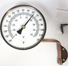 Decorative Dial 4" Solid Brass Swivel Thermometer Indoor Outdoor Thermometer