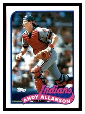 1989 Topps #283 ANDY ALLANSON Cleveland Indians
