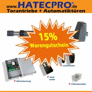 Torantrieb Drehtorantrieb Flügeltor bis 5m 1flg rechts Tor HATECPRO® LEADER6 - Picture 1 of 2