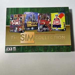 The Sim Collection 4 games, SCOnline 3000 unlimited Used 2003 - Picture 1 of 10