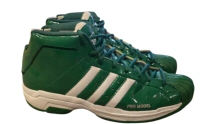Adidas Pro Model Shoes - 11.5 - Kelly Green - Excellent - Image 1 of 4
