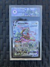 Pokemon Card Rayquaza Vmax Alternative Art 218/203 GRAAD 10 ITA