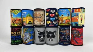 Bulk Stubby Holder Australian Souvenirs Can Bottle Holder Random Color Design - Picture 1 of 4