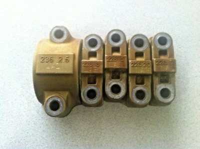 04-2007 BMW 750i 750Li E65 E66 ~ TAPAS DE ENTRADA DEL ÁRBOL DE LEVAS DERECHO ~ JUEGO ~ 11317570461 Foto 1 de 3