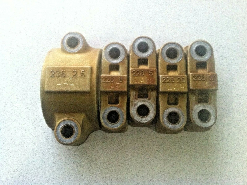 04-2007 BMW 750i 750Li E65 E66 ~ TAPAS DE ENTRADA DEL ÁRBOL DE LEVAS DERECHO ~ JUEGO ~ 11317570461 Foto 1 de 3