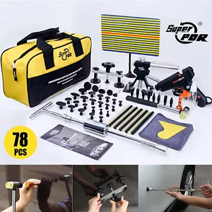 PDR Car Body Paintless Dent Puller Lifter Hail Removal Slide Hammer Repair Kit - Picture 1 of 16