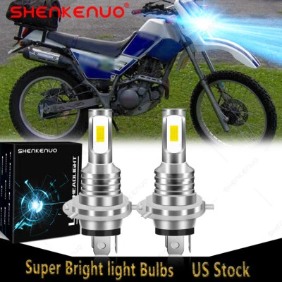 2 3570 8000K  LED headlight bulbs for Honda VTX1300S 2003-2007 motorcycle: USA - Image 1 of 4