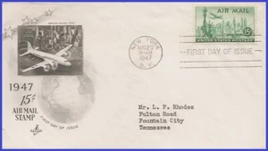 USA5 #C35 ADDR ARTCRAFT FDC   New York Skyline - Picture 1 of 1